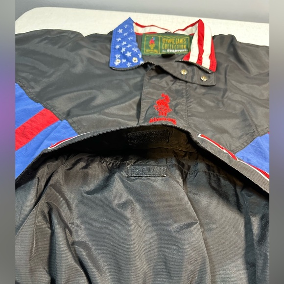 Starter Atlanta 1996 Olympic Games USA 1/2 Zip Windbreaker Jacket Size M - Picture 5 of 15
